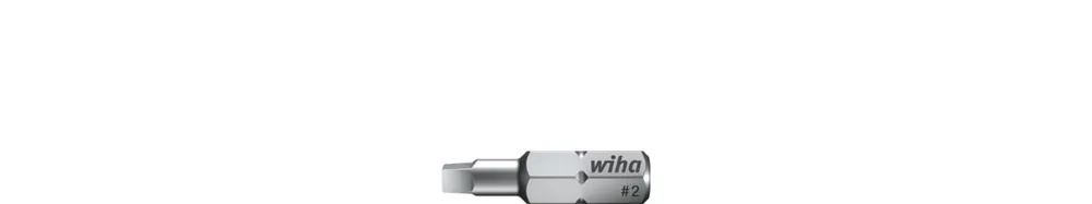 Wiha 38660 Jeu d‘embouts standard 25 mm intérieur carré 1/4" en boîte 2 pièces ()