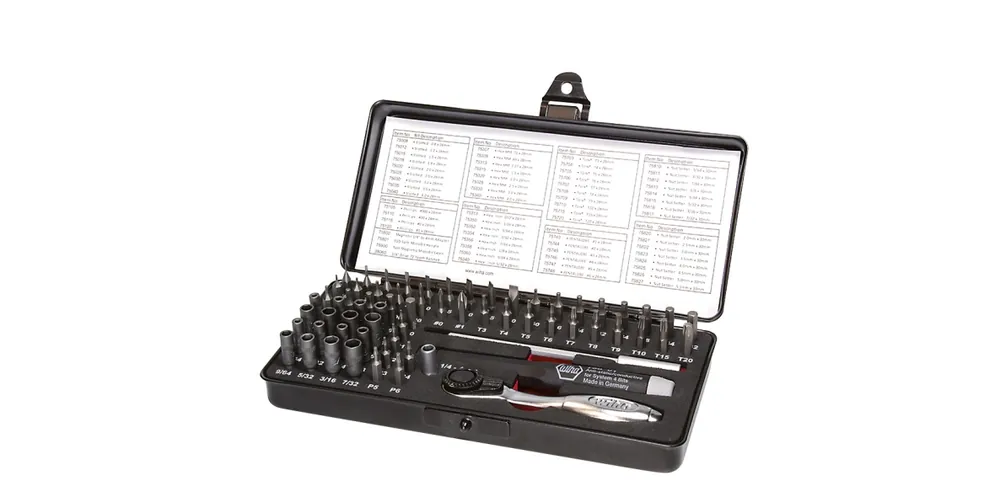 Wiha 39971 MicroBit set ESD assorted 65-piece ()