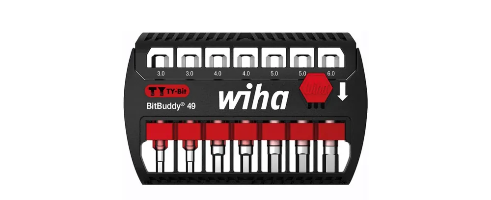 Wiha 42114 BitBuddy® Bit 49 mm hexagone 7 pièces 1/4" ()