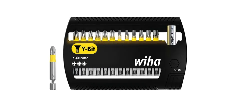 Wiha 41834 Jeu d‘embouts XLSelector Y 50 mm Phillips, pozidriv, TORX® 13 pièces 1/4" ()