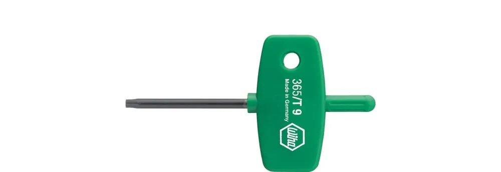Wiha 01352 Clé Allen avec poignée TORX® noircie chimiquement () T8 x 40 mm