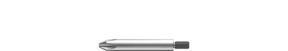 Wiha 01947 Embout avec filetage Phillips UNF 10/32" () PH2 x 45 mm