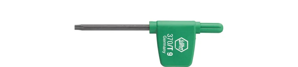 Wiha 03725 Clé à douille avec prise en drapeau TORX® noircie chimiquement () T6 x 35 mm