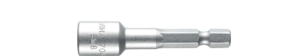 Wiha 04511 Clé à douille 1/4" () 7.0 x 55 mm