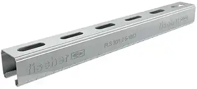 Fischer 538755 Rail de montage FLS 30/1.0 - 2 m 10 pièces