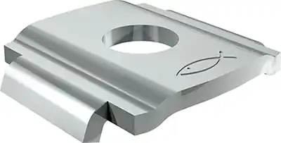 Fischer 538664 Plaque de serrage HK 31 10.5 50 pièces