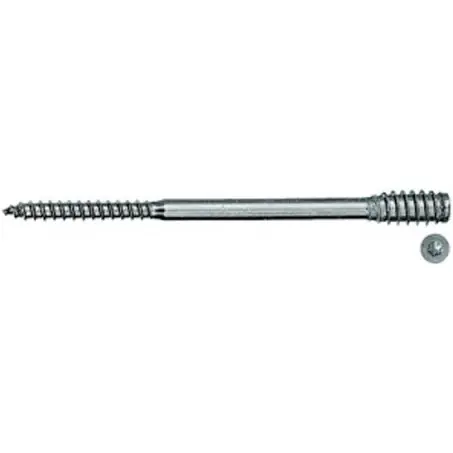 Fischer 512994 Vis d‘écartement ASL 6 x 250 acier zingué électrolytiquement 100 pièces