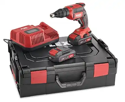 Flex-tools 467146 DW 45 18.0-EC/2.5 Set visseuse sans fil 18V 2.5Ah Li-Ion en L-Boxx