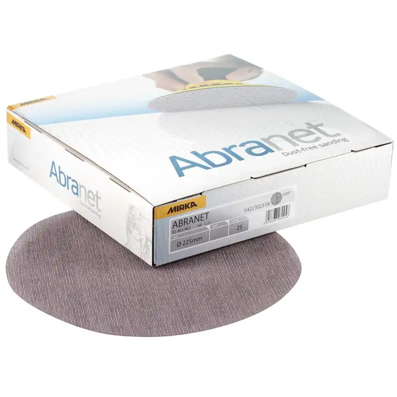 Mirka Accessoires 5422302525 Filet abrasif 225 mm P240 25 pièces