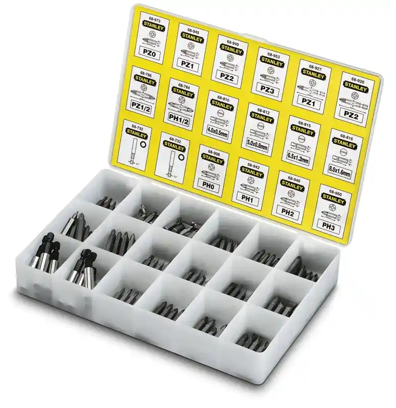 Stanley 1-68-741 Assortiment d‘embouts 200 pièces