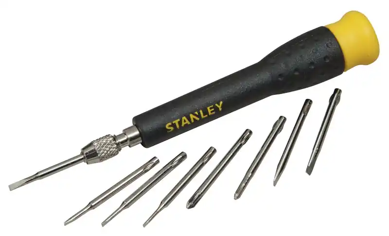 Stanley STHT0-62629 Jeu de tournevis de précision Multibit (parallèle, PH) 8 pièces