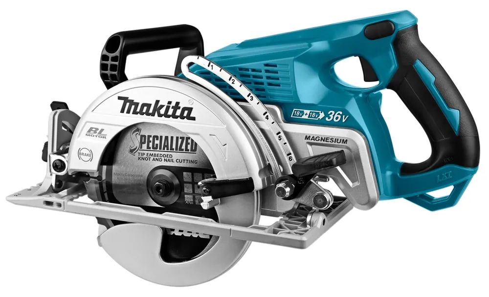 Makita DRS780Z Scie circulaire sans fil 2 x 18V 185 mm hors batteries et chargeur