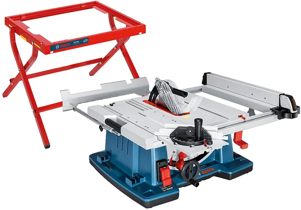Bosch Bleu GTS10XCGTA600 GTS 10 XC Scie à table + Table de travail GTA6000