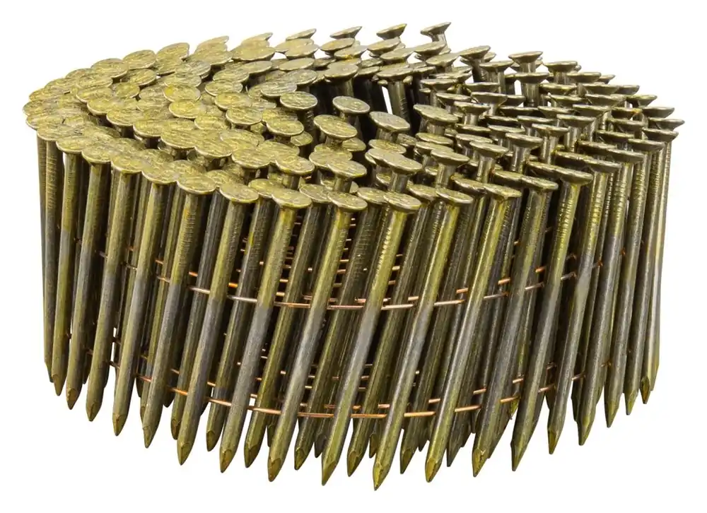Makita Accessoires F-30823 Clous métalliques sur rouleau plat 2.8 x 50 mm Galva lisse/enrobé jaune 9000 pcs.