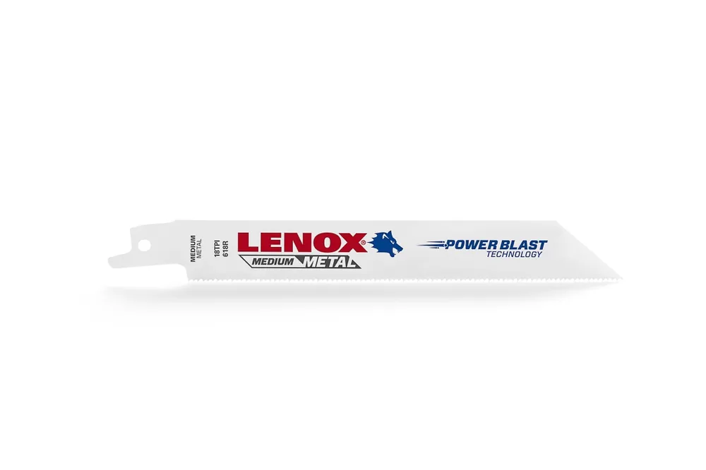 Lenox 20529B618R Lame de scie à guichet Powerblast Bi-metal B618R 152x19x0.9mm 18TPI 25 pièces