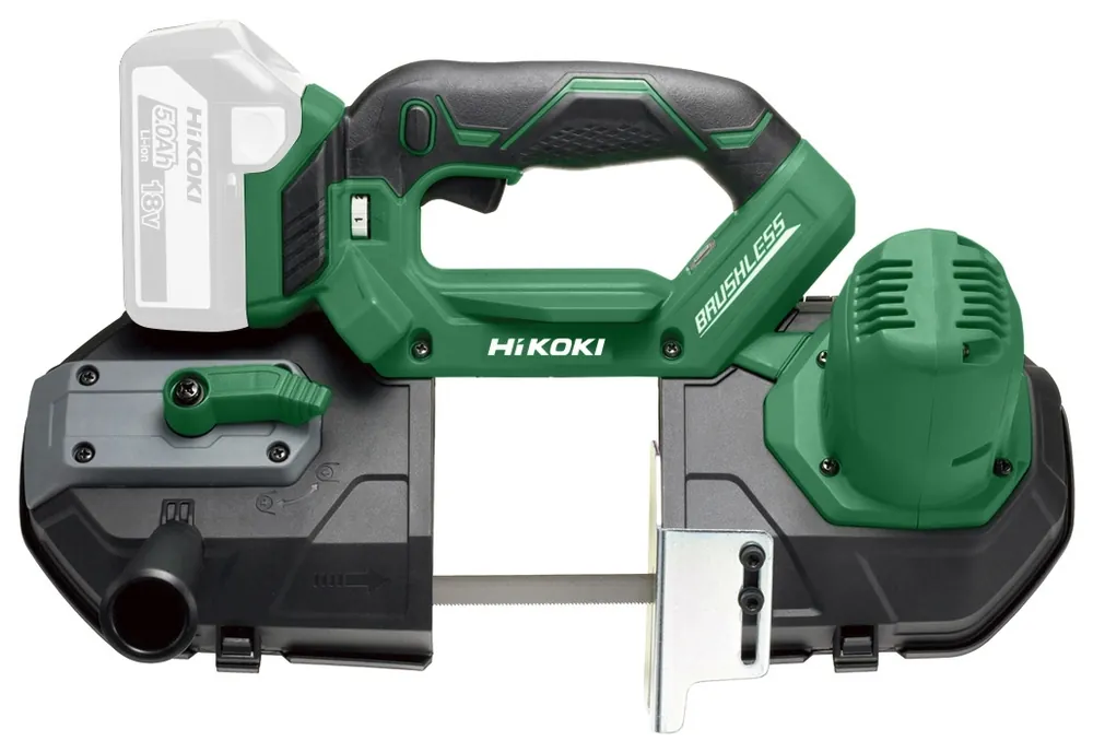 HIKOKI CB18DBLW4Z Scie à ruban Ø 83 mm 18V Li-ion sans batterie ni chargeur