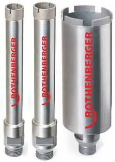 Rothenberger Accessoires FF44806 Foret diamanté High Speed Plus Pierre naturelle Ã˜ 6,3 mm G 1/2".
