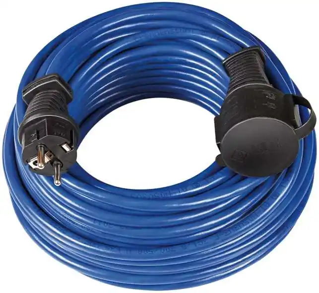 Brennenstuhl 1169810 BREMAXX Rallonge IP44 10 m bleu AT-N05V3-F 3G1,5