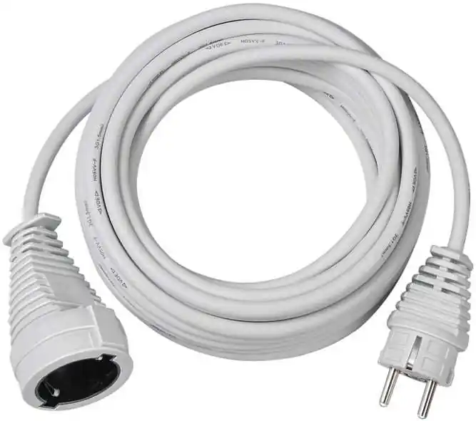 Brennenstuhl 1168440 Rallonge plastique de qualité 5m blanc H05VV-F 3G1,5