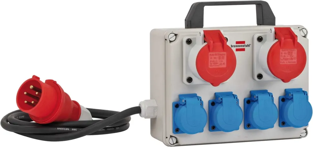 Brennenstuhl 1153650 Mini distributeur de courant BKV 2/4 T IP44