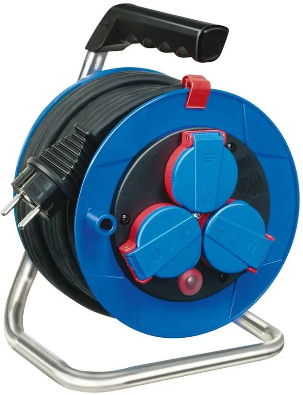 Brennenstuhl 1072210 Garant Enrouleur de câble compact 15m H05RR-F 3G1,5
