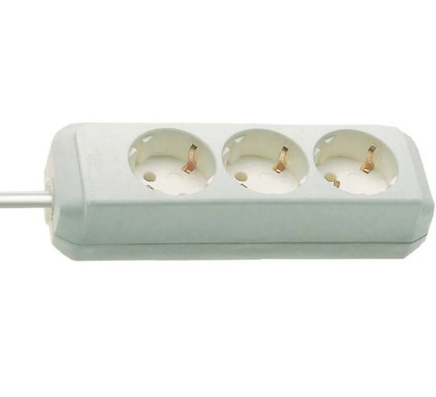 Brennenstuhl 1158610050 Eco-Line 3-gang blanc 5m H05VV-F 3G1.5