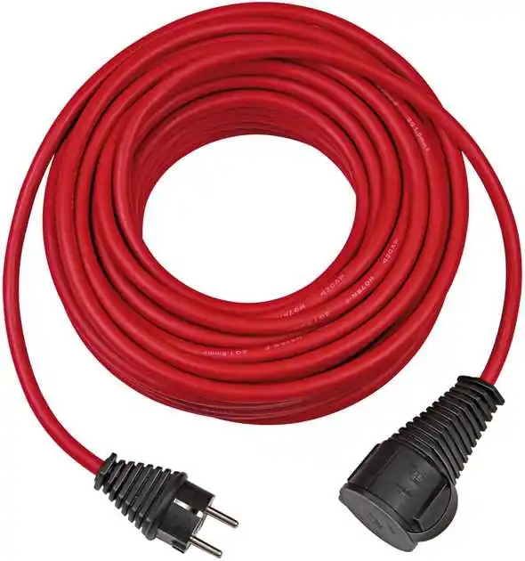 Brennenstuhl 1167830 Rallonge pour chantiers IP44 25m rouge H07RN-F 3G1,5
