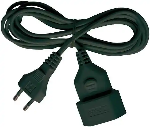 Brennenstuhl 1161790 Rallonge plastique 3m noir H03VV H2-F 2x0.75