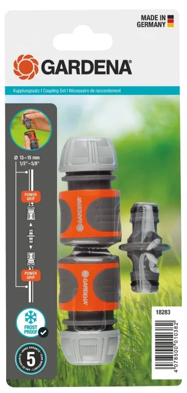 Gardena 18283-20 Jeu d‘accouplement 13 mm (1/2 pouce)