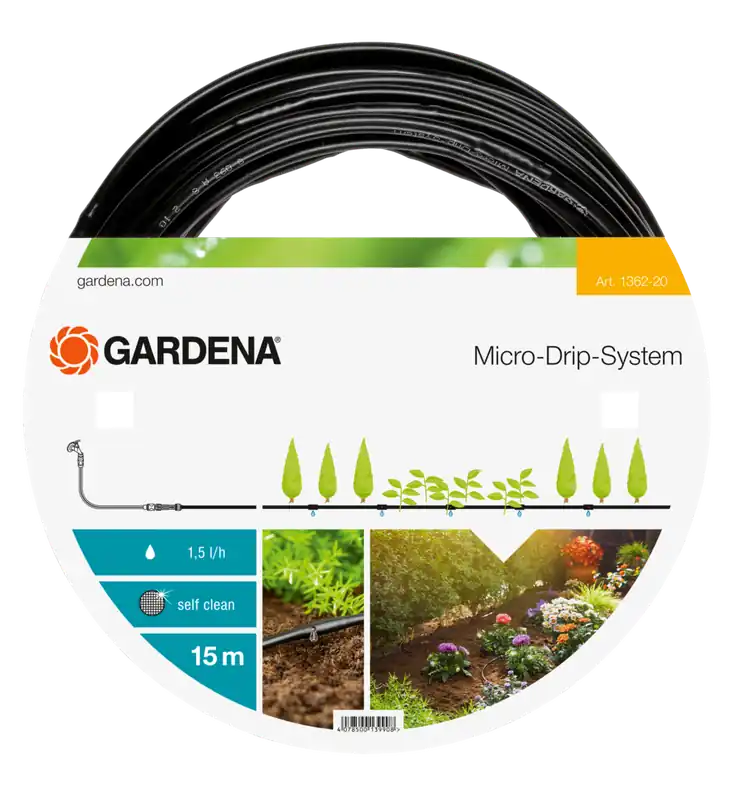 Gardena 01362-20 1362-20 Tube goutte à goutte 4.6mm 15m