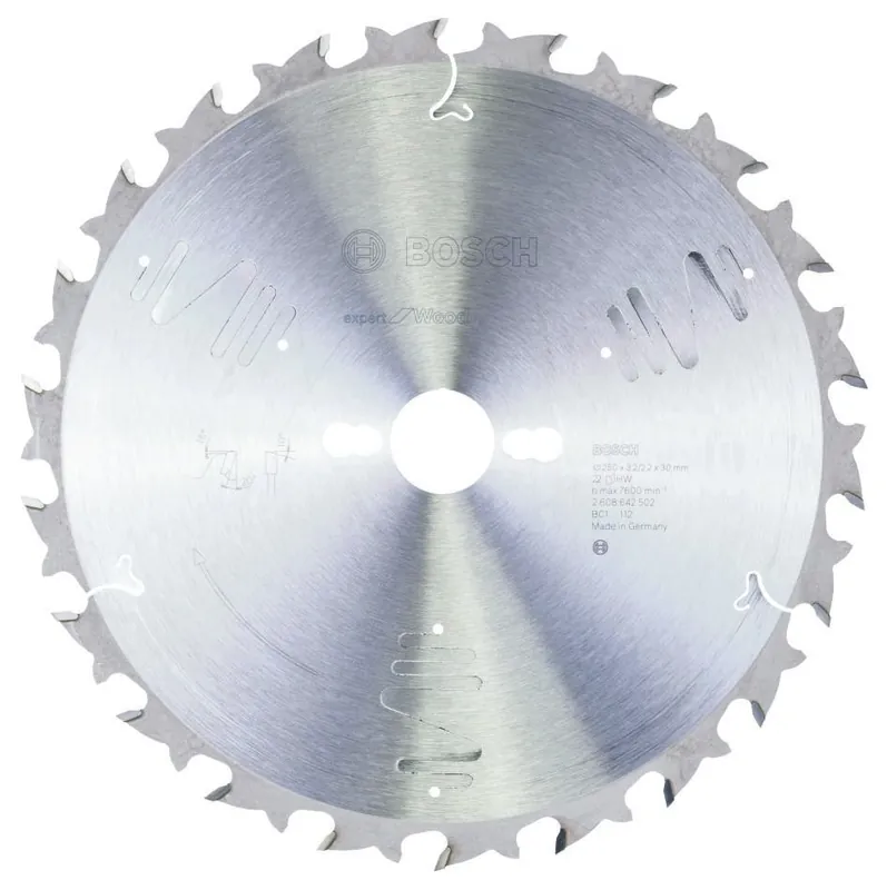 Bosch Bleu Accessoires 2608642502 Lame de scie circulaire carbure Expert pour bois 250 x 30 x 22T
