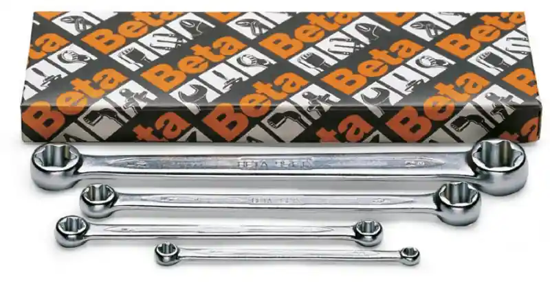 Beta 000950325 95FTX/S4 Jeu de 4 pièces de clés plates doubles pour boulons Torx® extérieurs (article 95FTX)