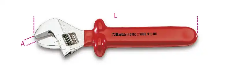 Beta 001100520 110MQ 200 Clé à molette réglable