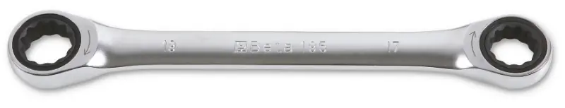 Beta 001950015 195 14X15 Clé à cliquet à anneau hexagonal