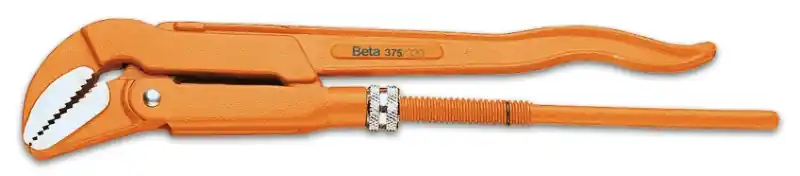 Beta 003750041 375 410 Clé à tube, modèle suédois, mors plats coudés à 45°.