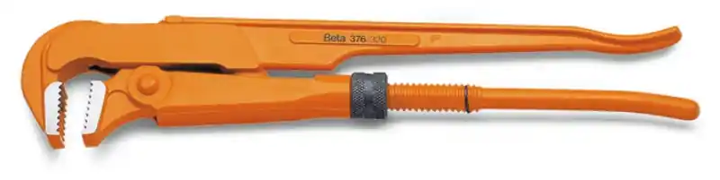 Beta 003760041 376 410 Clés serre-tubes, modèle suédois, mors droits coudés à 90°.