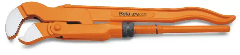 Beta 003780032 378 320 Clés serre-tubes, modèle suédois, mâchoires fines inclinées à 45°.