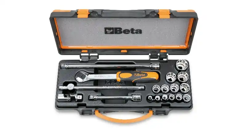 Beta 009100925 910AS/C13 Jeu de clés à douille 3/8" Dimensions en pouces