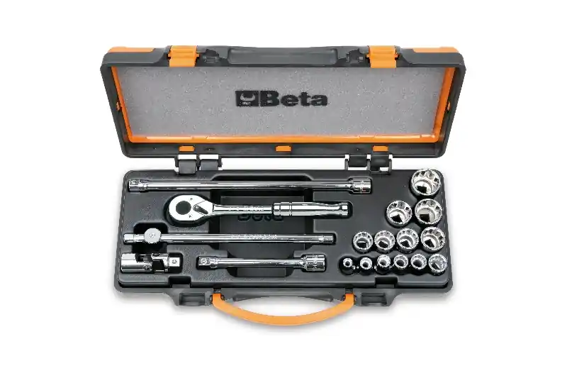 Beta 009100926 910AS/MBM-C18 Jeu de clés à douille 3/8" Dimensions en pouces