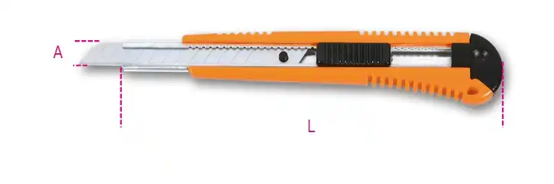 Beta 017700025 1770A Cisaille de 9 mm avec système de verrouillage automatique, 3 lames de rechange