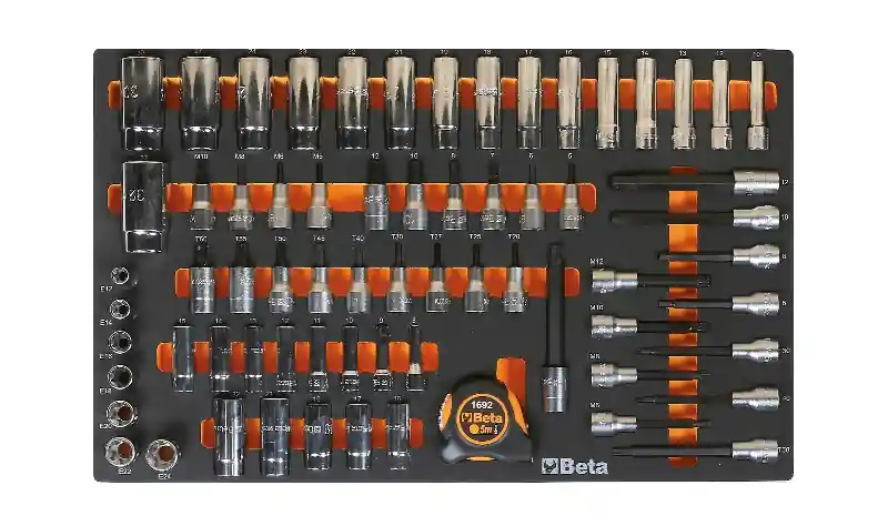 Beta 024500872 M125 Inserts flexibles préformés avec assortiment d‘‘outils