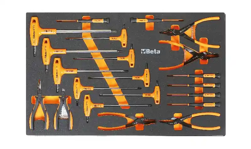 Beta 024500875 M62 Inserts flexibles préformés avec assortiment d‘‘outils