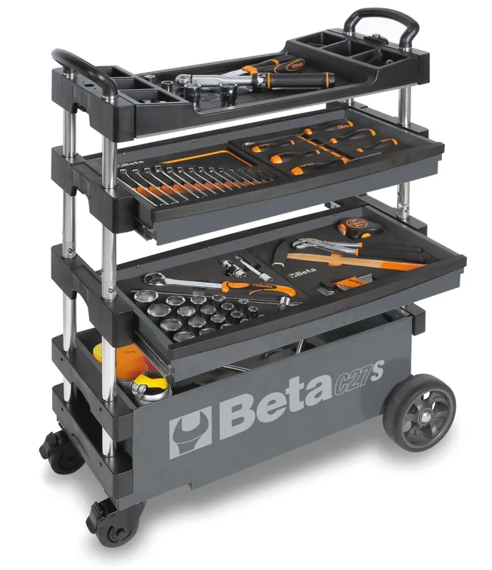 Beta 027000202 C27S-G Chariot d‘outils pliable pour le travail mobile