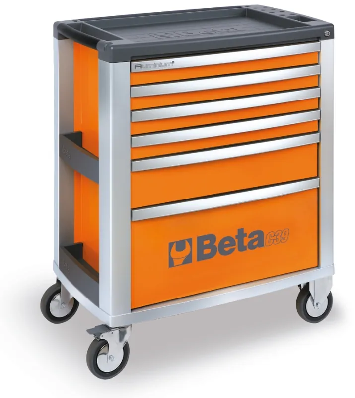 Beta 039000031 C39-6/O Chariot à outils avec six tiroirs