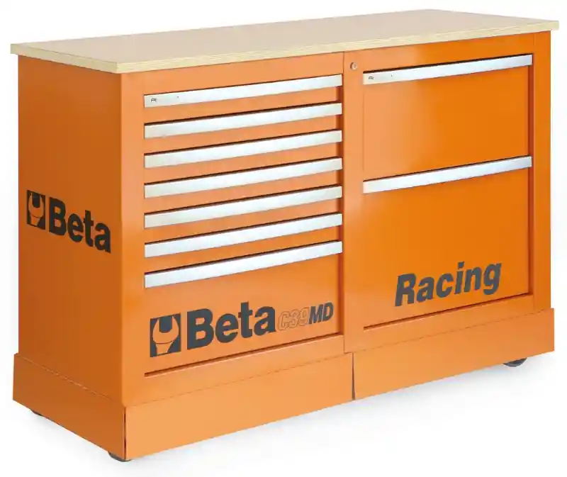Beta 039390101 C39MD-O Chariot pour outils spéciaux, type Racing MD