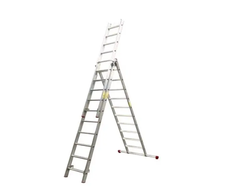 Little Jumbo 1250470308 Échelle de réforme SuperPro 3 x 8 échelons droite avec barre stabilisatrice