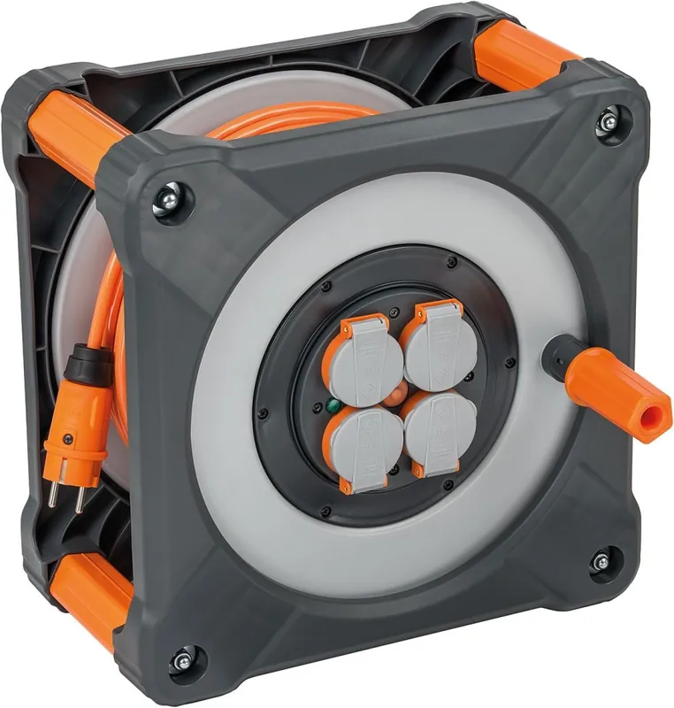Brennenstuhl ProfessionalLINE 9201330200 professionalLINE Enrouleur de câble Cube IP44 33m H07BQ-F 3G1,5