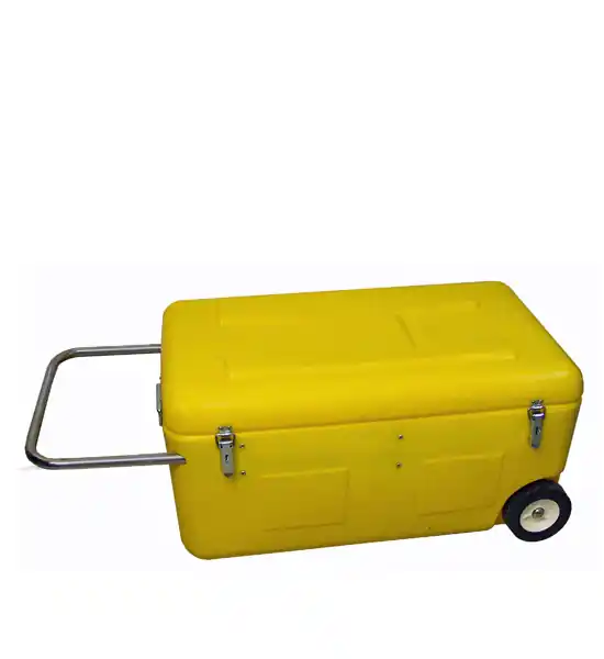 Little Jumbo 1823270 Boîte à outils mobile résistante aux chocs 2 roues + poignée 180L