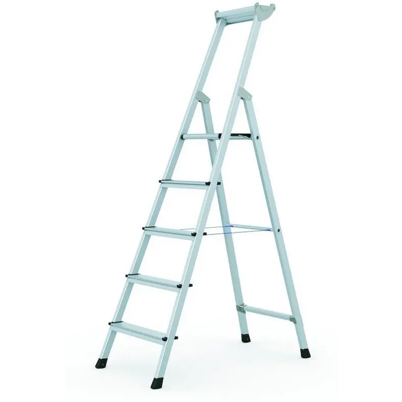 Zarges 41225 XLstep S Escalier de base 5 marches avec plate-forme
