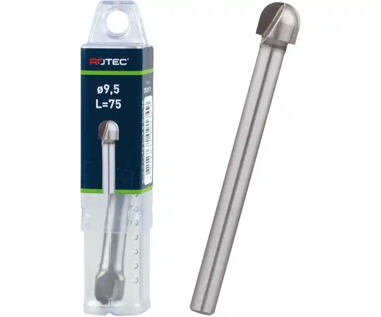 Rotec 270.0111 HM Couteau rotatif en bois 9,5 mm